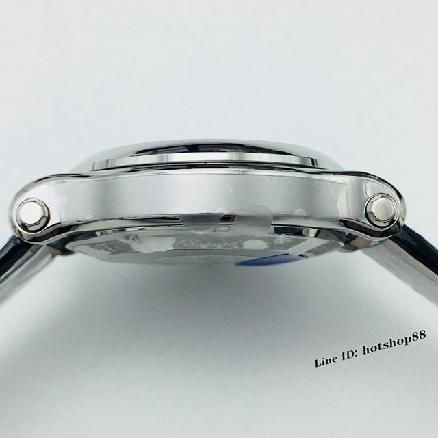 肖邦Chopard机械女士腕表 萧邦对休闲风格顶级鳄鱼皮带女表 gjs2253